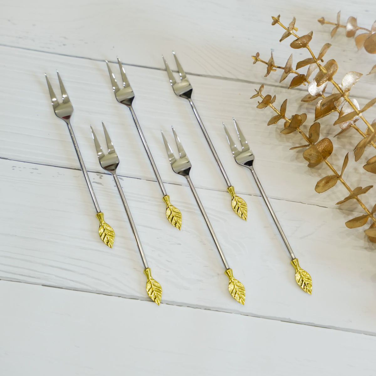 Leaf Fruit Fork Set