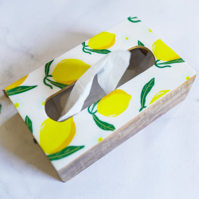 Lemonella Rectangle Tissue Box