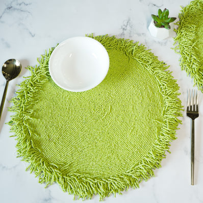 Green Tassel Placemat