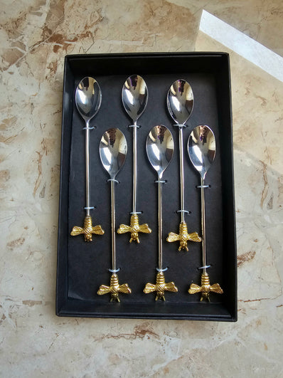 Honey Bee Dessert Spoon Set