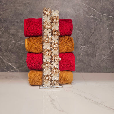 Sequence Floral Towel Holder