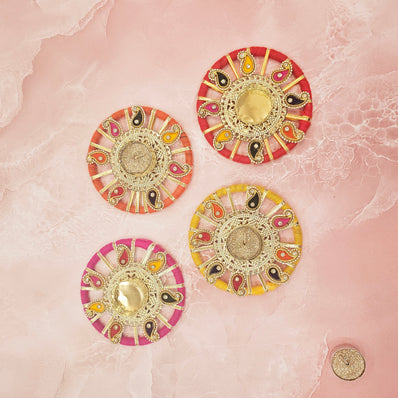 Round Paisley T-light Holder