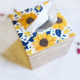 Mustard Glow Square Tissue Box