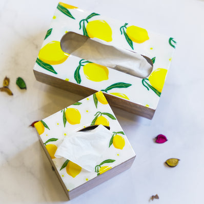 Lemonella Rectangle Tissue Box