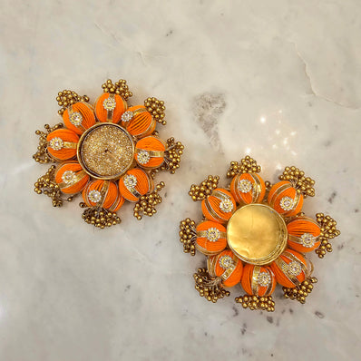 Golden Pollen T-light Holder