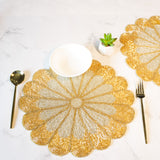 Scallop Gold & Silver Placemat