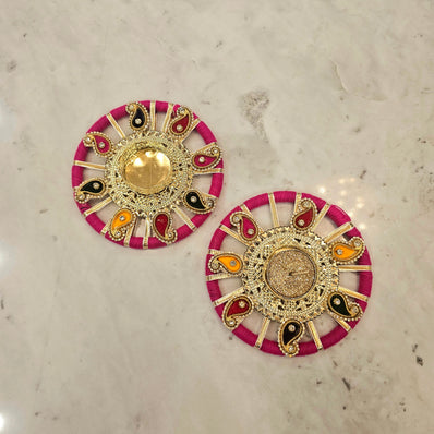 Round Paisley T-light Holder