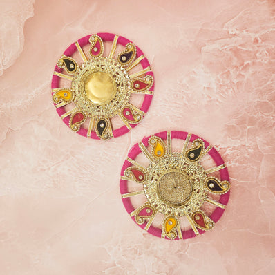 Round Paisley T-light Holder