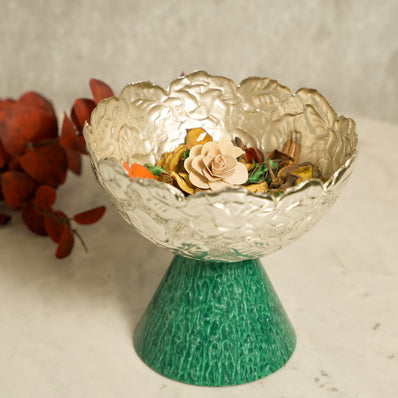 Emerald Rosy Bowl