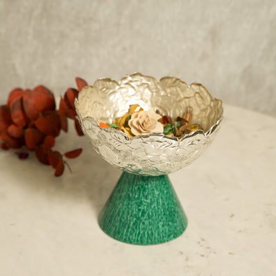 Emerald Rosy Bowl
