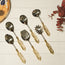 Gold Feather Serving Spoon Set