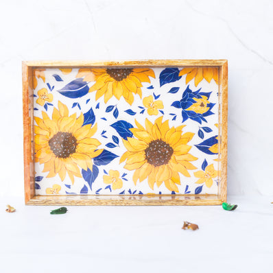Mustard Glow Rectangle Tray