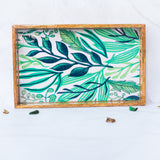 Ivy Mint Rectangle Tray