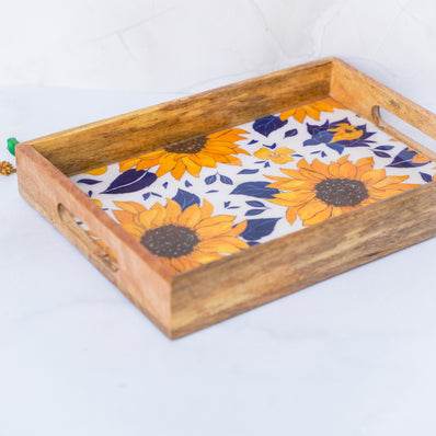 Mustard Glow Rectangle Tray