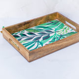 Ivy Mint Rectangle Tray