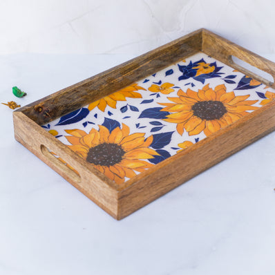 Mustard Glow Rectangle Tray