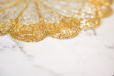 Scallop Gold & Silver Placemat