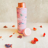 Pink Blossom Copper Bottle