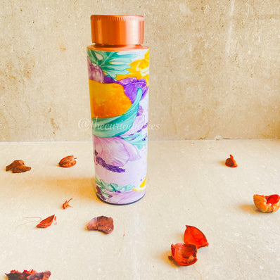 Zesty Lemon Copper Bottle