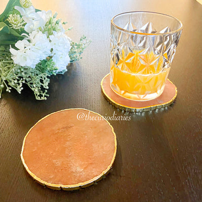 Red Jasper Agate Coasters