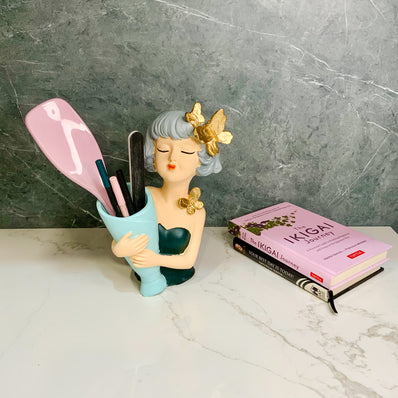 Multipurpose Green Pot Girl