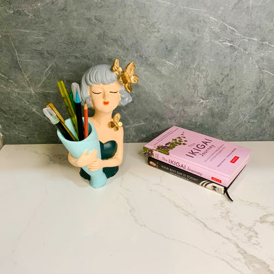 Multipurpose Green Pot Girl