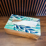 Ivy Mint Rectangle Tissue Box