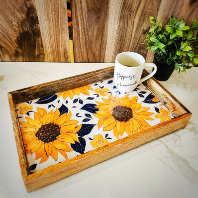 Mustard Glow Rectangle Tray