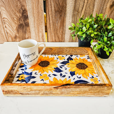 Mustard Glow Rectangle Tray