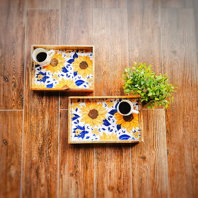 Mustard Glow Rectangle Tray