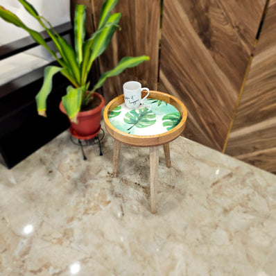 Tropical palm Round Table