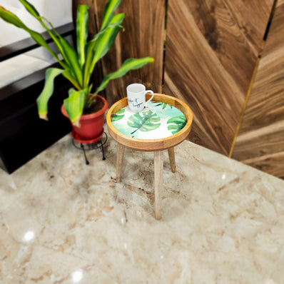 Tropical palm Round Table