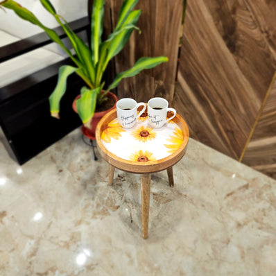 Sun Glow Round Table