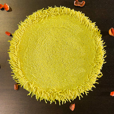 Yellow Tassel Placemat