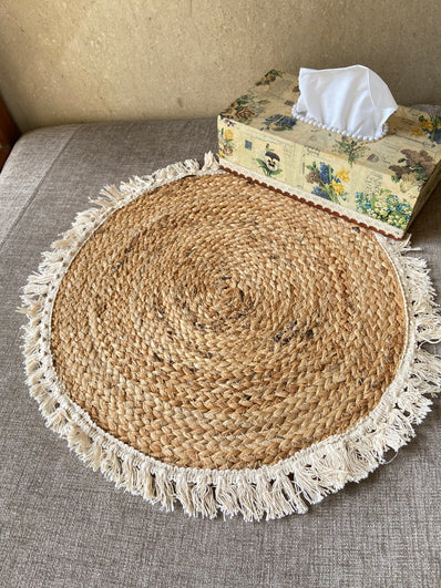 Jute Round Tassel Placemat