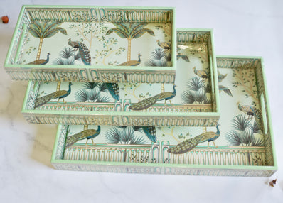 Pastel Green Foil Servveware Set