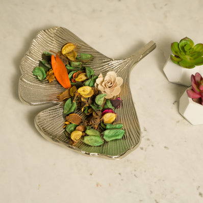 Silver Leaf Platter