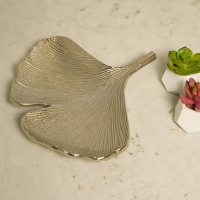 Silver Leaf Platter